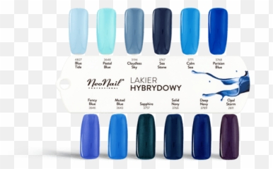 Transparent Opal Nail Polish - Neonail Blue Transparent Emoji,Moyou Emoji