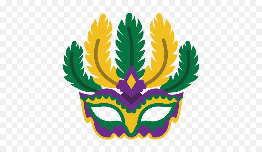 Mardigras Mask Feathers Flat - Transparent Png U0026 Svg Vector File Mardi Gras Mask Png Emoji,Mardi Gras Emojis