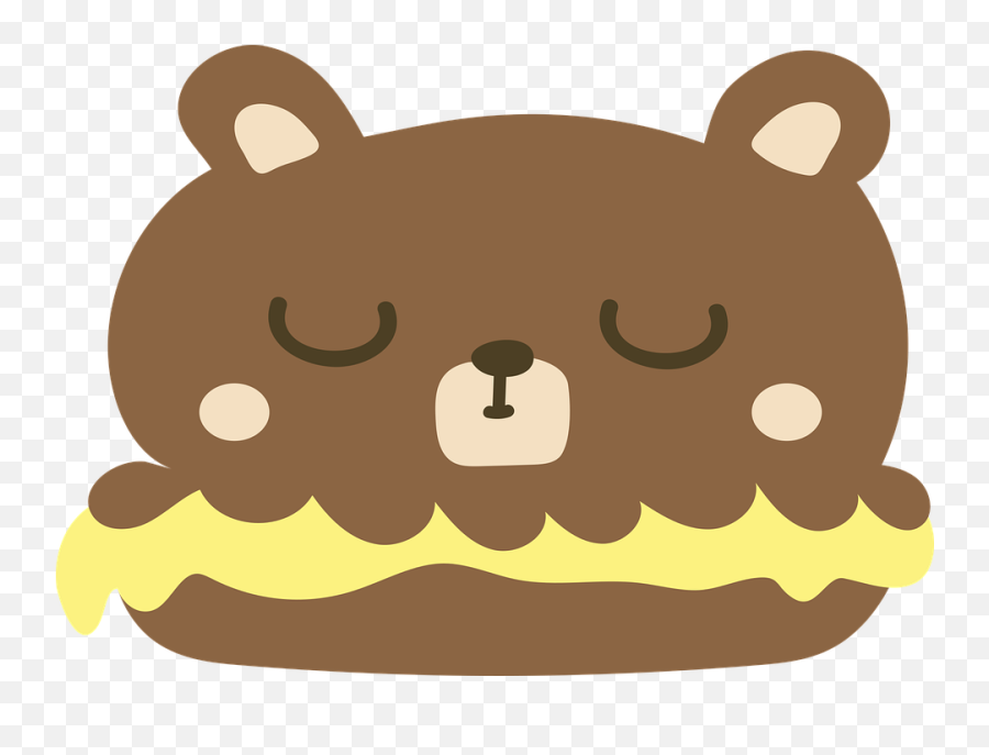 Macaron Bear Dessert - Free Vector Graphic On Pixabay Emoji,France Emoji