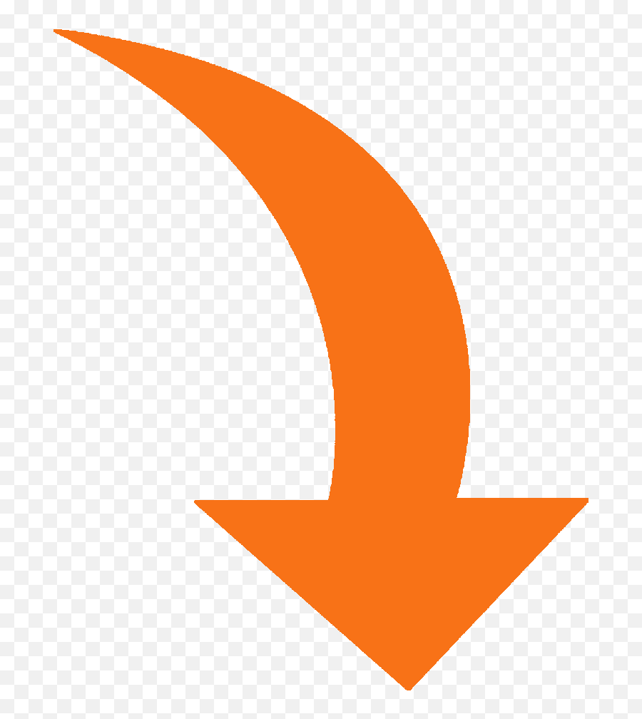 Downward Curved Arrow Transparent Image Png Arts Emoji,Curved Down Arrow Emoji
