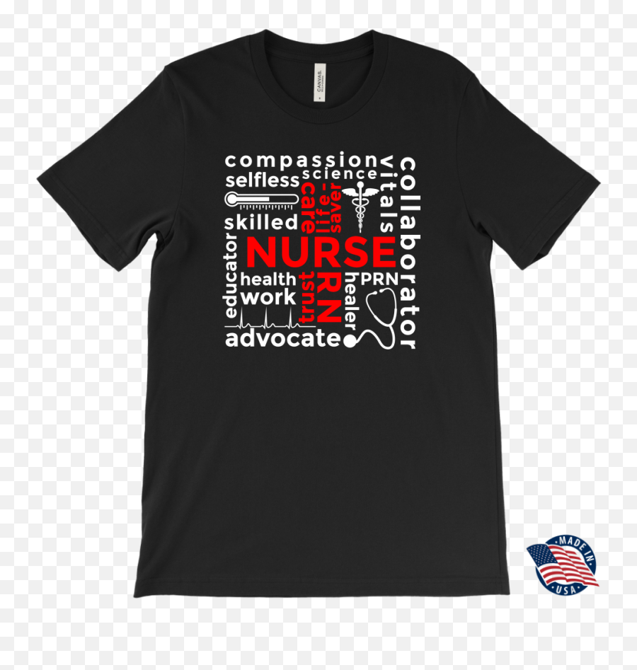 Nurse Words Subway Typography Red Cross Menu0027s T - Shirt Emoji,Red X Emoji Png