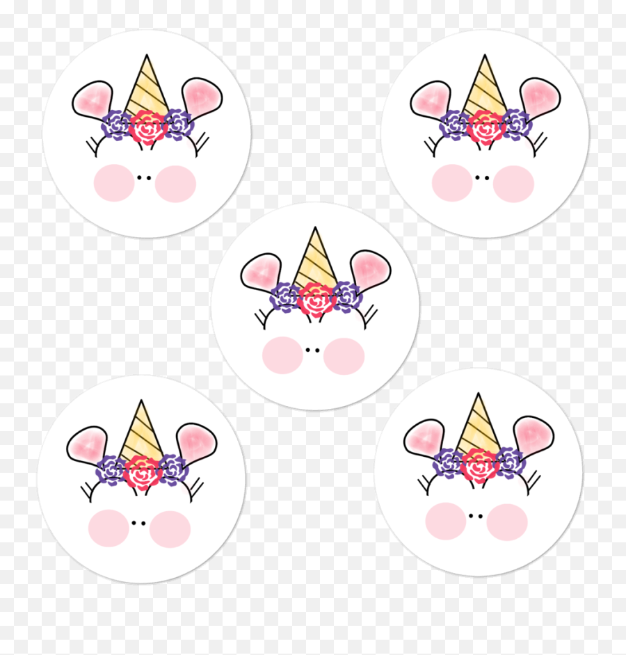 Stickers U2013 Unicorns And Stuff Dot Com - Party Hat Emoji,Unicorn Emoji Sticker