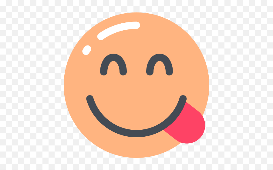 Face Savoring Food Emoji Free Icon,Food Emoji