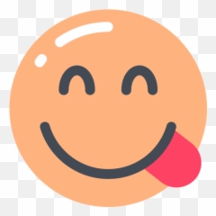 Face Savoring Food Emoji Free Icon,Food Emoji