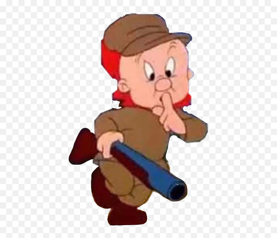 Loonytoons Bugsbunny Elmerfudd Sticker - Fictional Character Emoji,Elmer Fudd Emoji