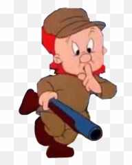 Loonytoons Bugsbunny Elmerfudd Sticker - Fictional Character Emoji,Elmer Fudd Emoji