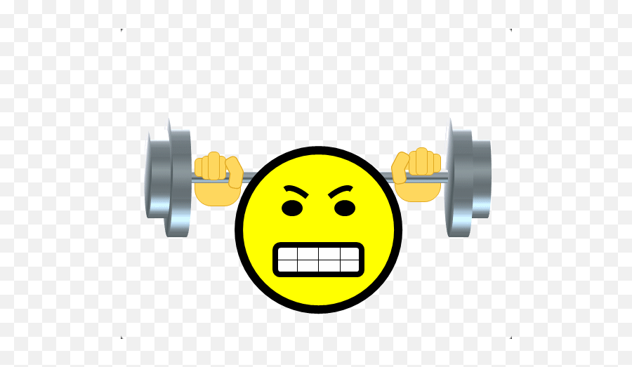 Animierte Smileys Als Gifs - Happy Emoji,Bodybuilder Emoticon