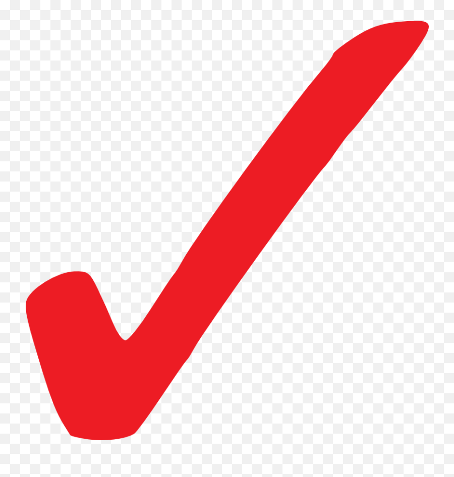 Check Mark Symbol Clip Art At Vector - Red Check Mark Png Emoji,Check Mark Emoji