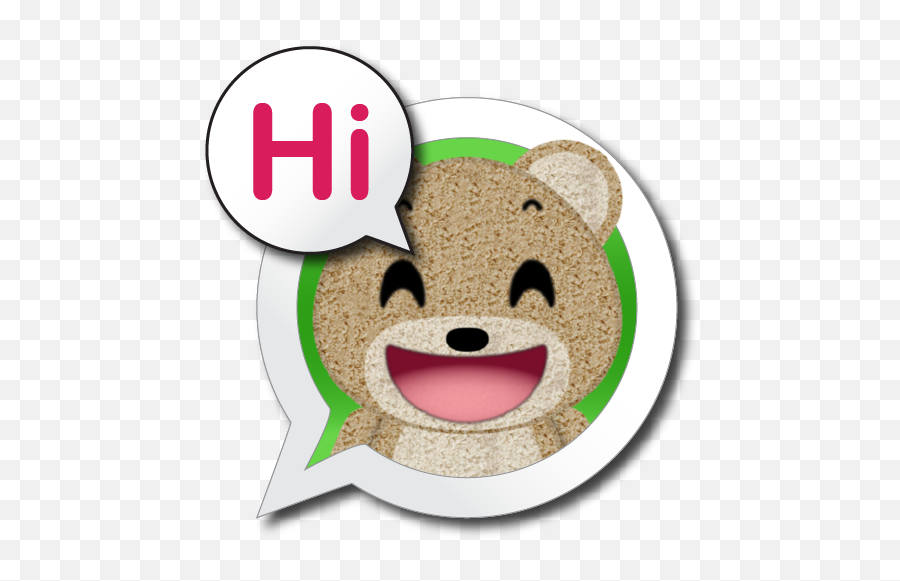 Talking Bear - Happy Emoji,Teddy Bear Emoticon Text