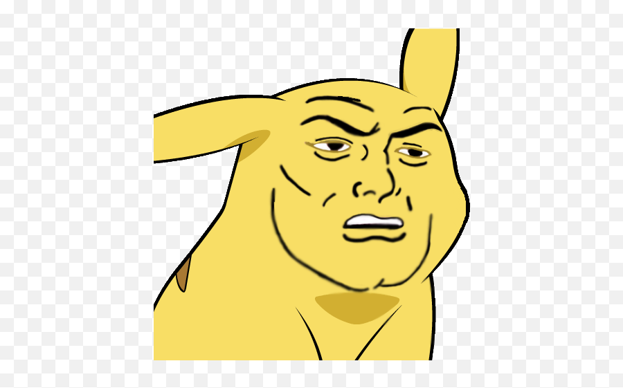 Image - 158815 Give Pikachu A Face Know Your Meme Imagenes Random Png Meme Emoji,Okemon Black And White - Emotion