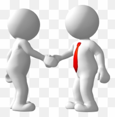 Free People Shaking Hands Silhouette - Customer Service Hand Shake Emoji,Agreement Handshake Emoticon