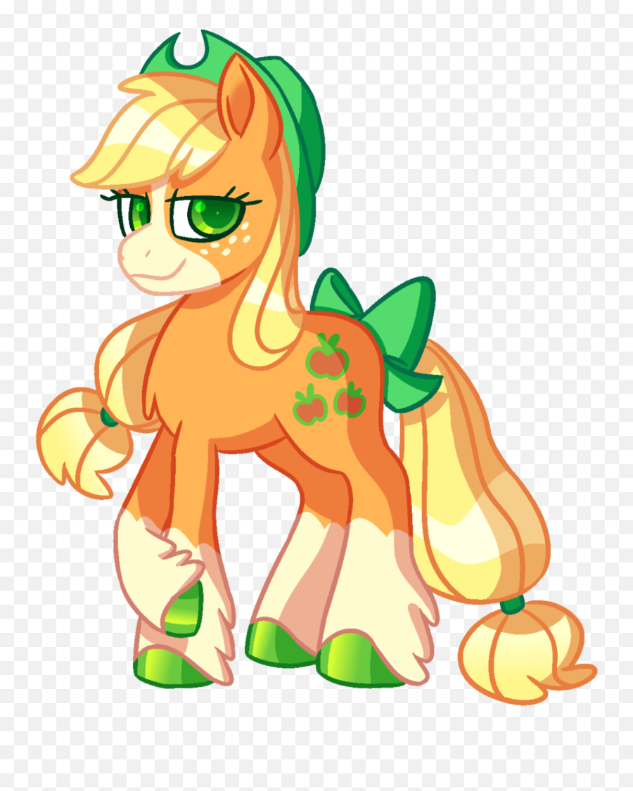 Mlp My Little Pony Applejack Sticker - Mlp Power Ponies G5 Emoji,My Little Pony Applejack Emoticon