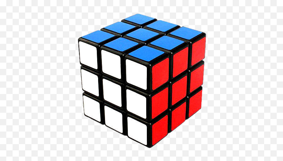 Rubik Cube White Red Blue Sticker - Cube Price Emoji,Rubik's Cube Emoji