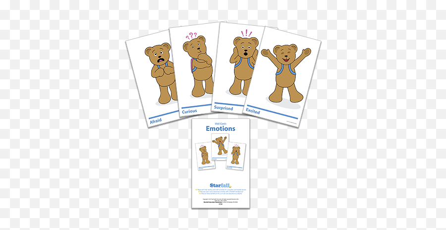 Starfall Education Store - Soft Emoji,Emotion Picture Cards