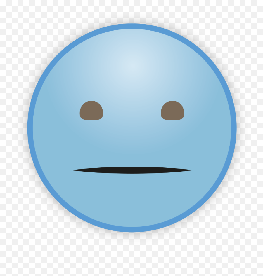 Sad Sky Blue Emoji Png Transparent Images Free 2 - Happy,Free Small Emoji