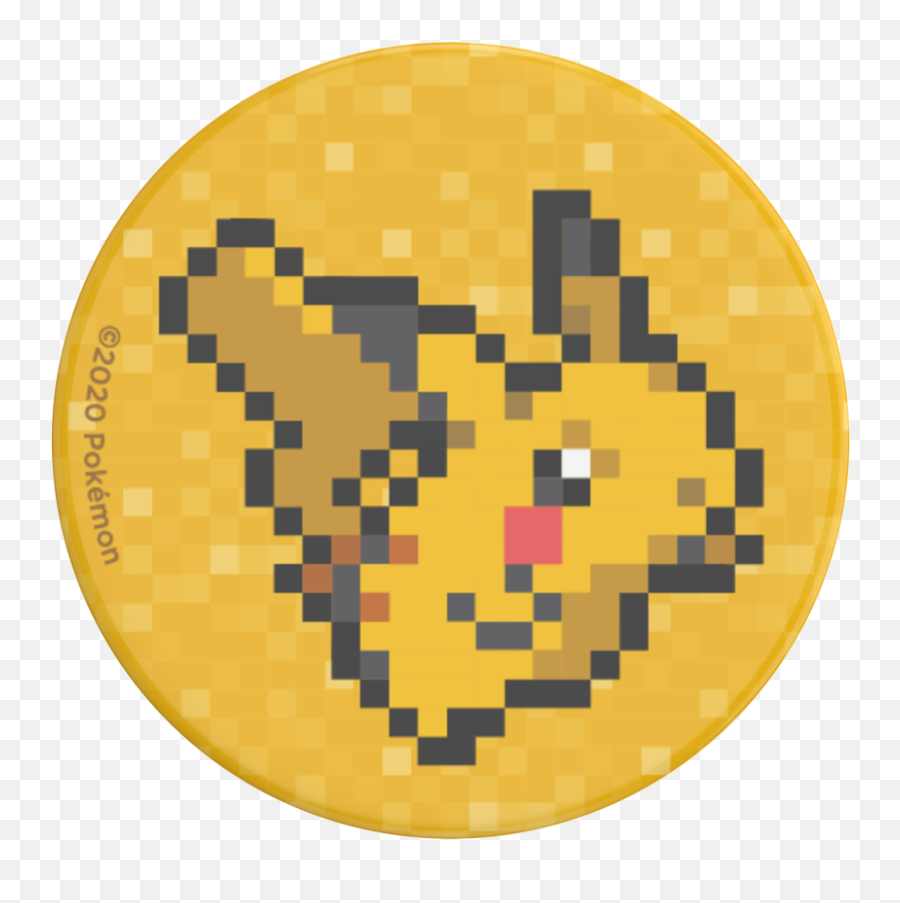 Pixel Pikachu Popgrip - 8 Bit Asteroid Sprite Emoji,Pikachu Emoticons