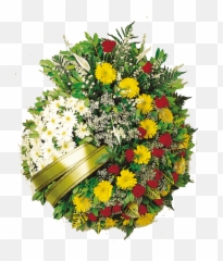 Coroa De Flores Para Funeral Com Rosas - Floral Emoji,Coroas De Folres Para Velorio Em Emoji