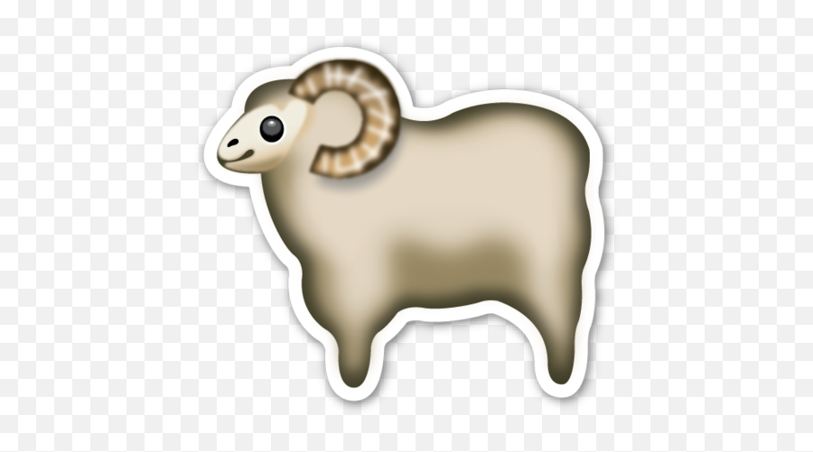 Emoji Stickers - Sheep Iphone Emoji Png,Sheep Emoji