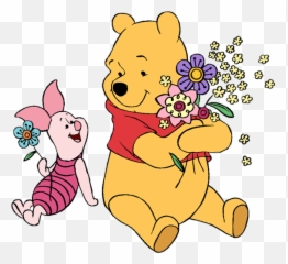 Piglet Winnie The Pooh Aesthetic - Winnie The Pooh And Piglet With Flowers Emoji,Piglet From Winnie The Poo Emojis