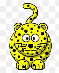 Yellow Leopard Png Svg Clip Art For - Cartoon Leopard Clipart Emoji,Flair Emoticon