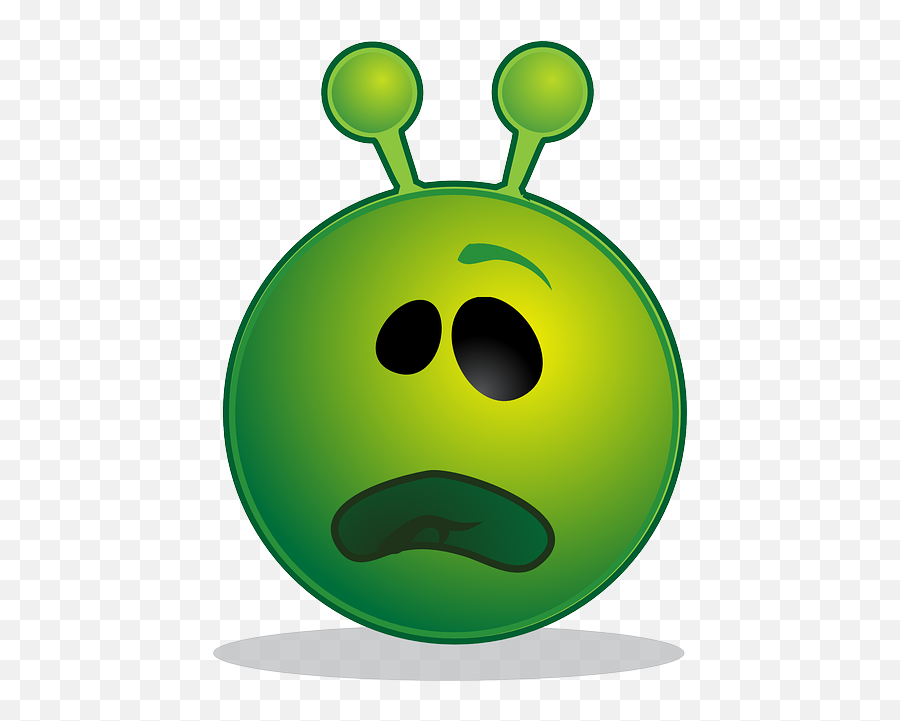 Alien Smiley Emoji - Free Vector Graphic On Pixabay Alien Emoticon,Scared Devil Emoji