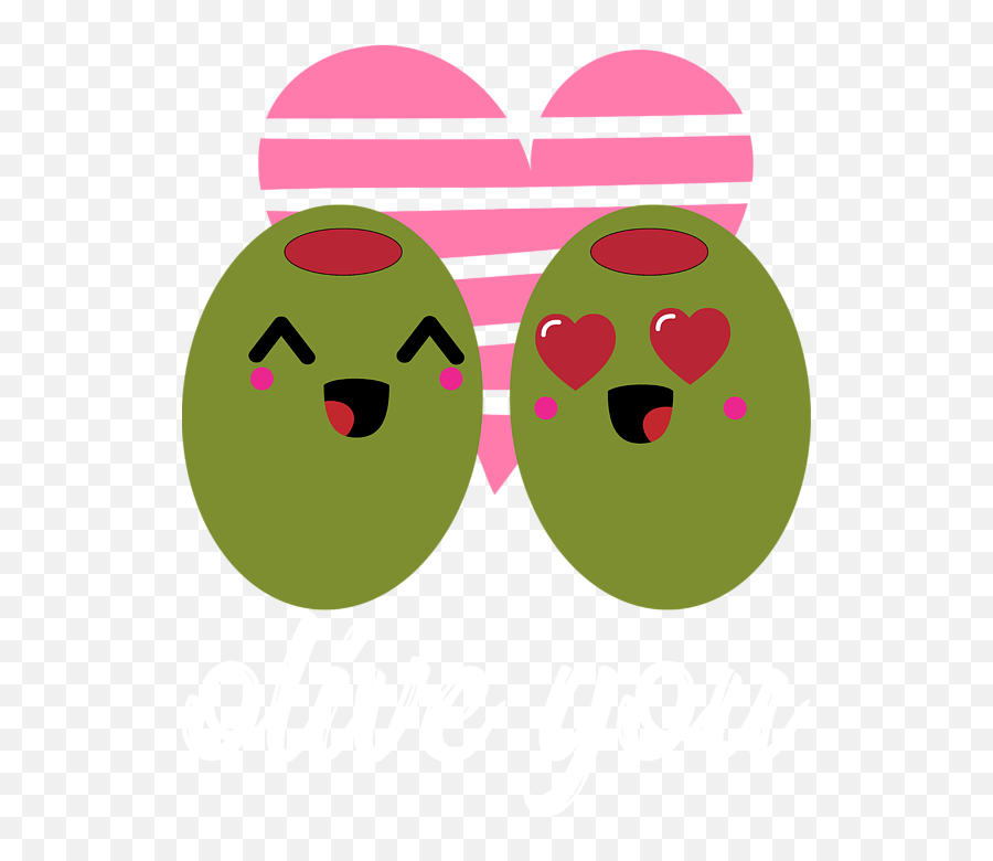 Olive You I Love You Valentines Day Heart Iphone 12 Mini - Dot Emoji,Funny Happy Valentines Day Friend Emoticons For Iphone
