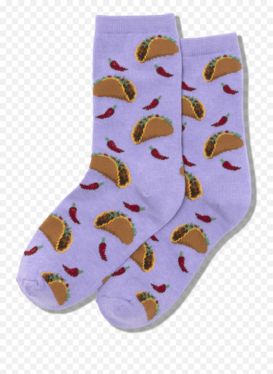Kids Tacos Crew Socks - Unisex Emoji,Popcorn Emoji With Feet