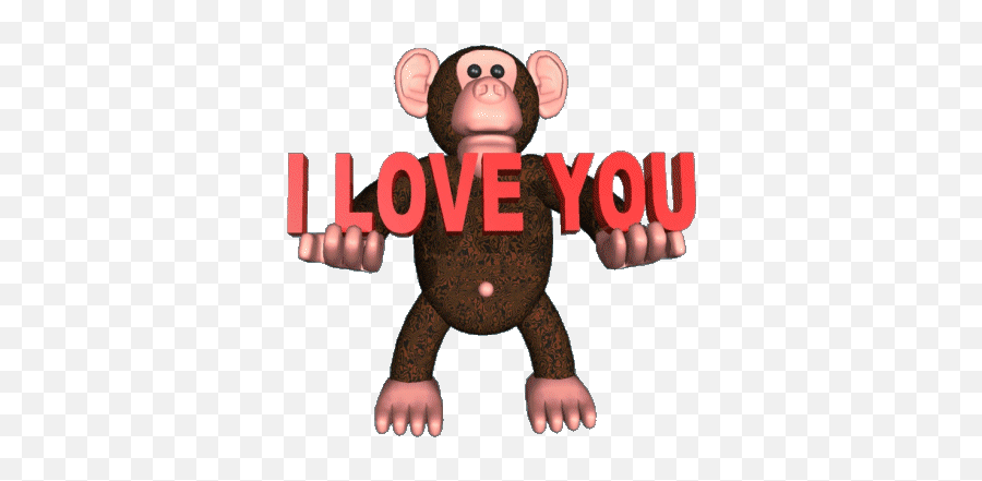Haha Funny Cute Memes - Monkey Love Cartoon Gif Emoji,Monkey Emoji Meme