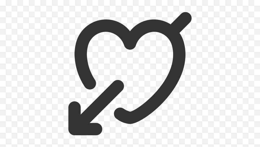 Love Heart Arrow Valentine Free Icon Of Tidee Romantic Emoji,Emoticons Heart With Arrow And Three