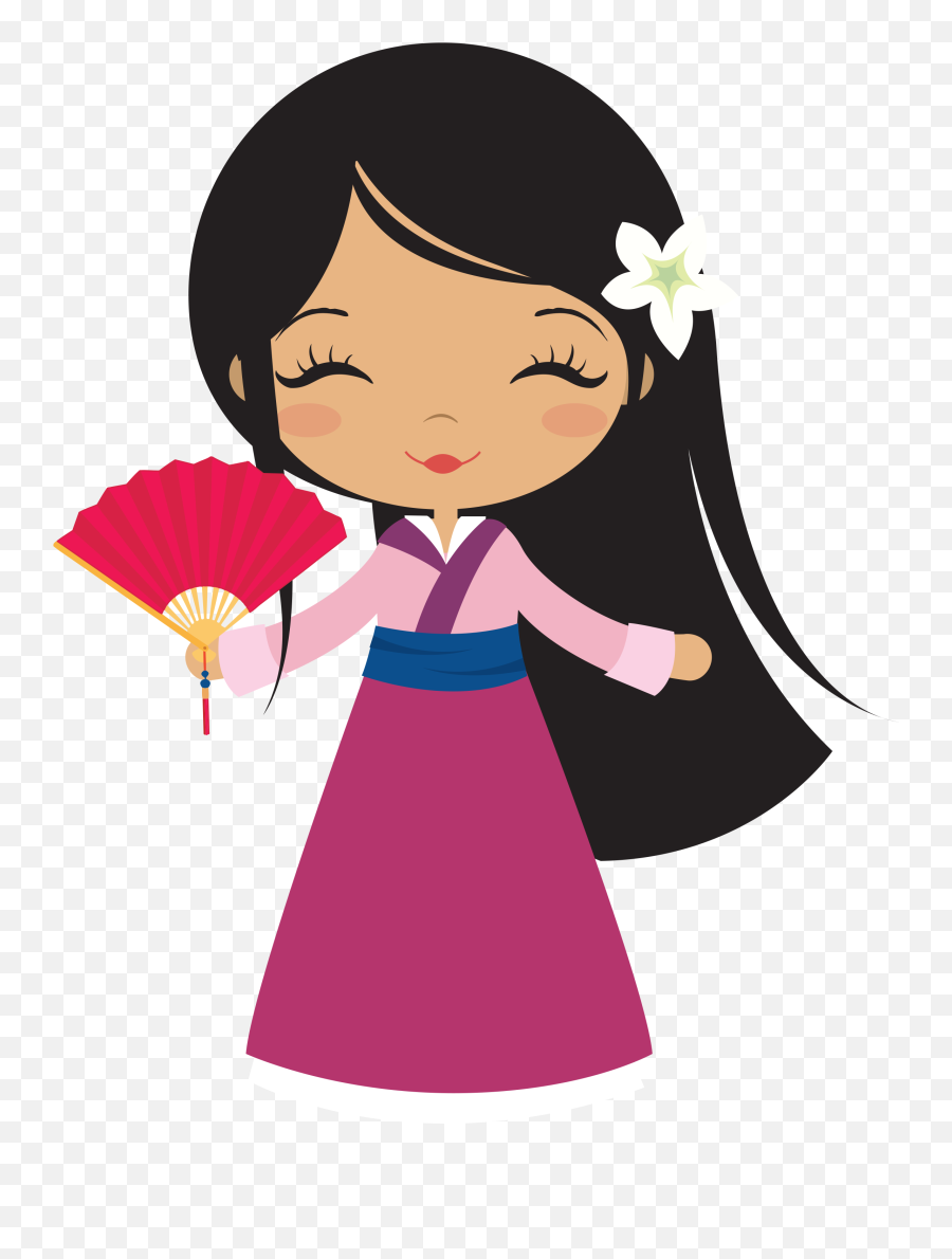 Pillow Clipart Woman Pillow Woman - Korean Girl Clipart Png Emoji,Girl Emoji Pillow