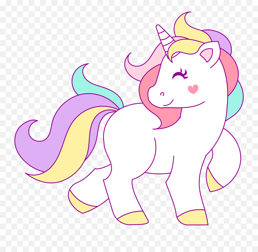 Free Unicorn Clipart Transparent Background Download Free - Unicorns Clip Art Emoji,How To Draw A Unicorn Emoji