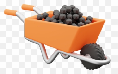 Farming Wheelbarrow 3d Illustrations Designs Images Emoji,Coal Sack Emoji