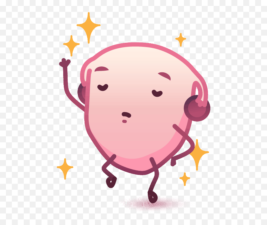 Ooti The Uterus Emoji,Emoji Happy Dancing