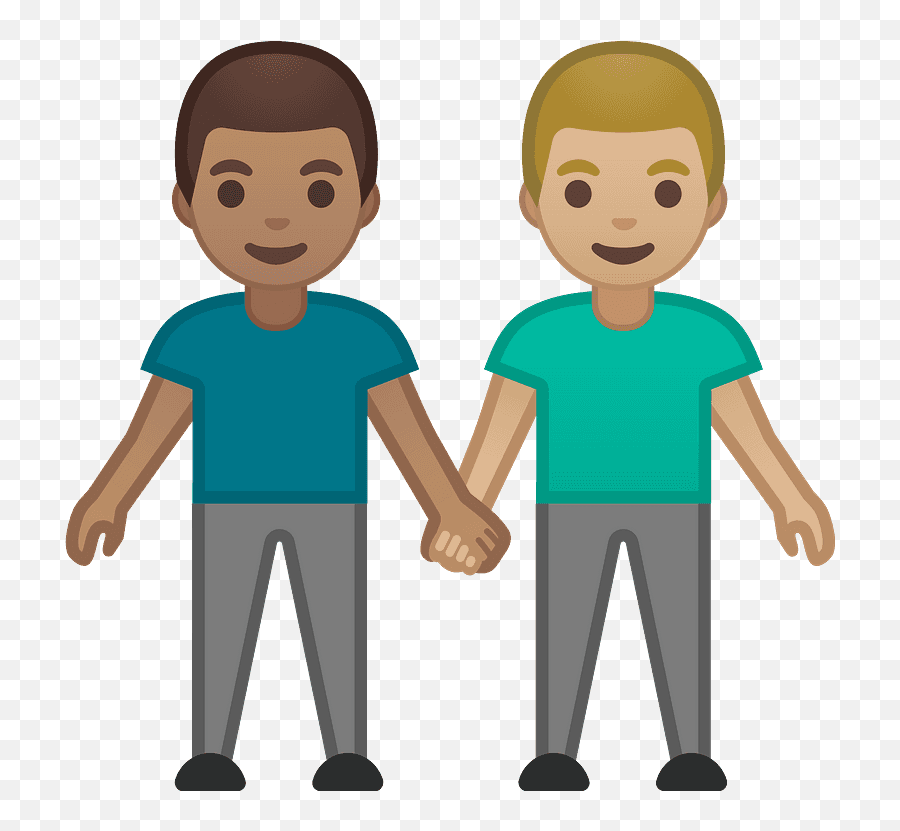 Men Holding Hands Emoji Clipart Free Download Transparent - Holding Hands Clipart Skin Tones,Cross Arm Emoji