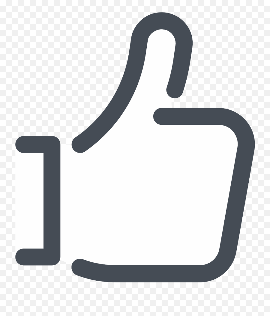 Download The Universal Thumbs Up Icon For Liking Things On - Liking Icon Png Emoji,Thumbs Up Emoji For Facebook