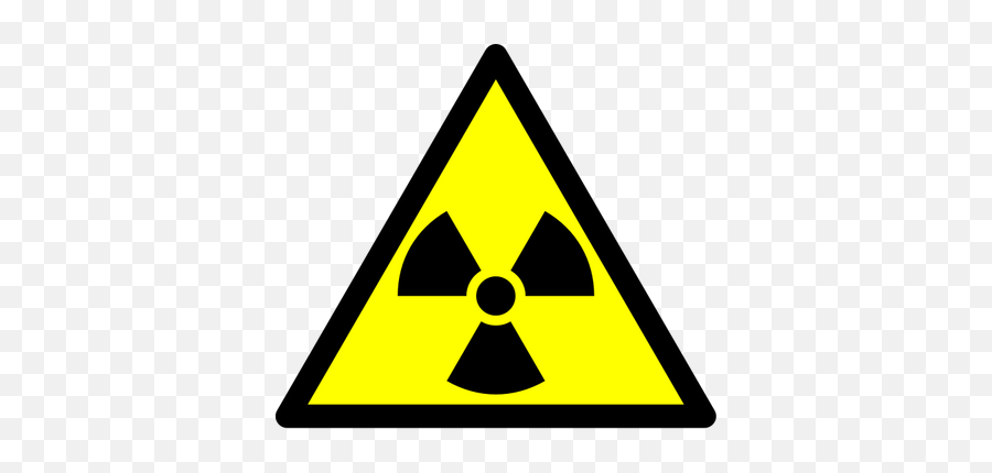 Radioactive Sign Toilet Sticker - Radioactive Clipart Emoji,Whats The Emoji Amusing