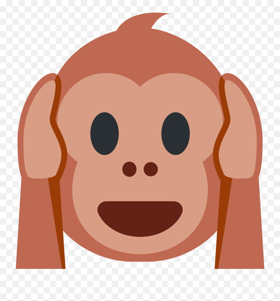 Hear - Hear No Evil Monkey Emoji,I Don't Know Emoji