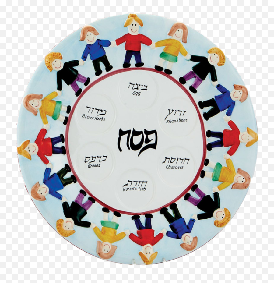 Rite Lite U2013 Contemporary Judaica - Kids Seder Plate Emoji,Hanukah Emoji