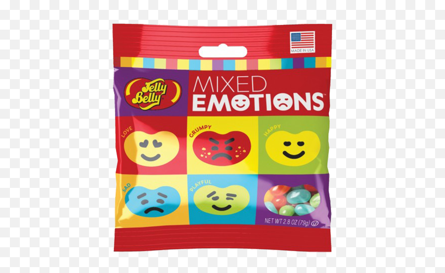 Jelly Belly Mixed Emotions Bag - Mixed Emotions Jelly Belly Emoji,Bag Of Emotions