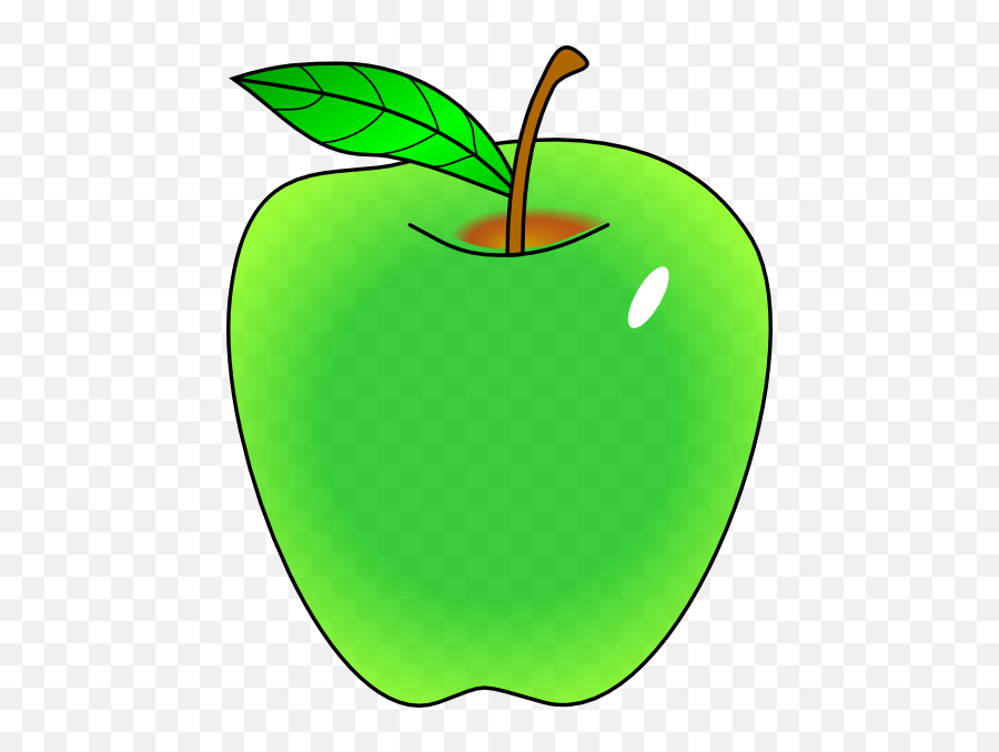 Clipart Apple Image - Clipartix Green Apple Clip Art Emoji,Golden Apple Emoji