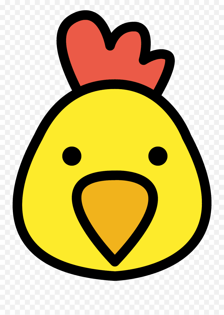 Chicken Emoji Clipart - Gallina Emogi,Flamingo Emoji Copy