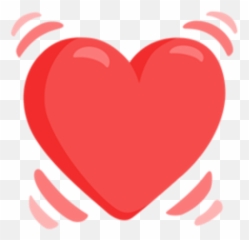 Beat Heart Red Emoji Minebazzi Heart - Beating Heart Clip Art,Red Heart Emoji