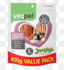 Vitapet Jerhigh Mixed Dog Treats - Vitapet Chicken Sampler 400g Emoji,Emotion Pets Milky The Bunny Reviews
