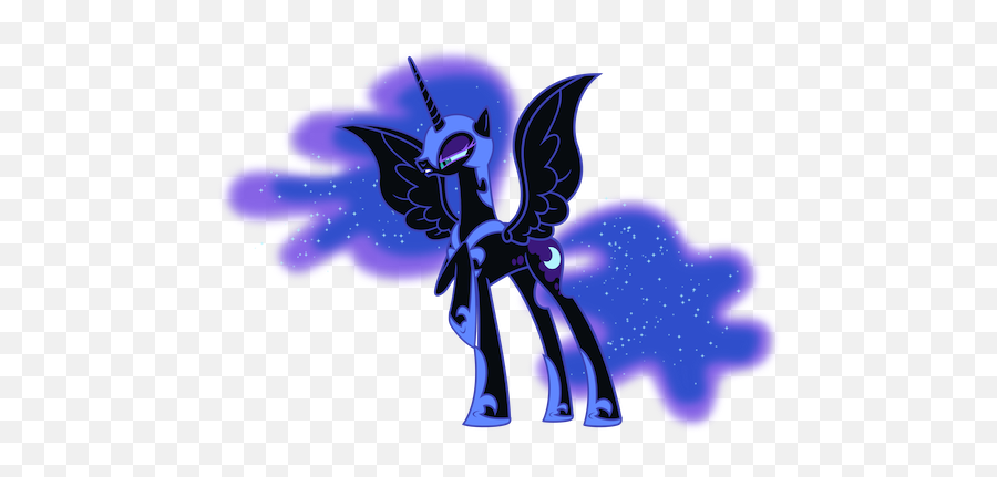 Major Villains - Putri Luna Dan Luna Nightmare Moon Emoji,Mlp Base Emotions