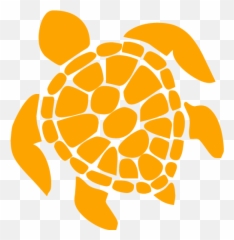 Orange Turtle Icon - Sea Turtle Decal Emoji,Turtle Emoticon For Facebook