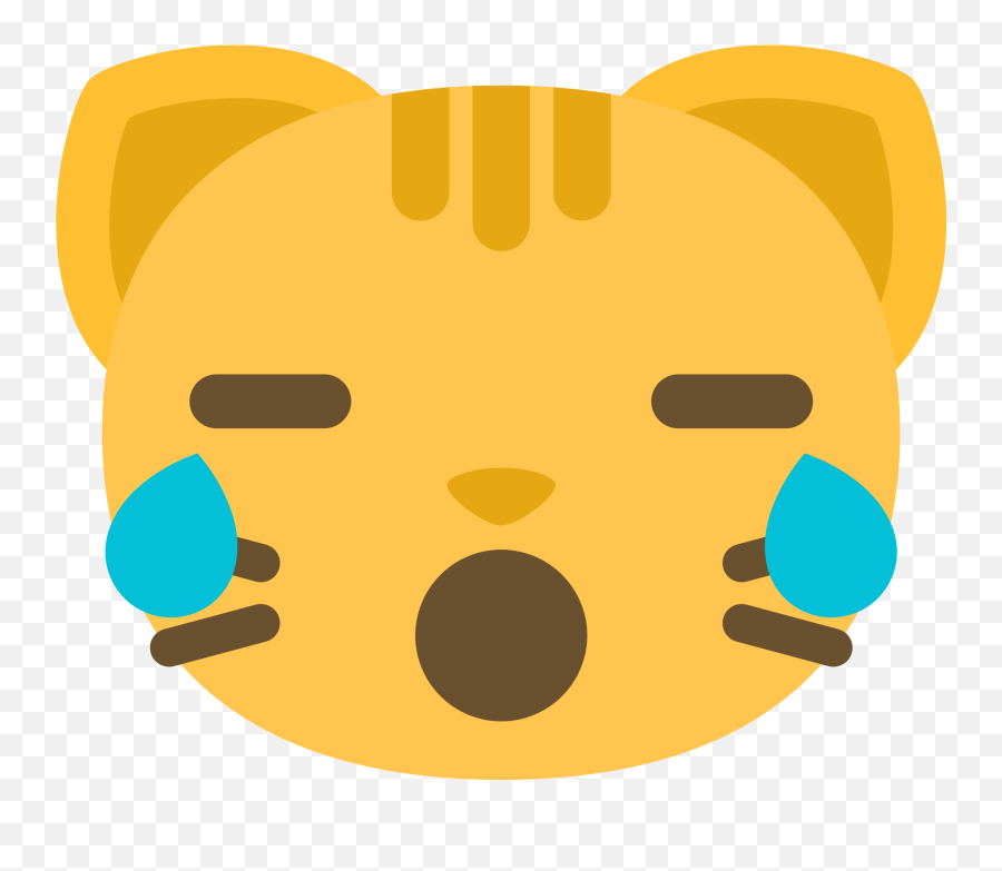 Free Emoji Cat Face Cry Png With - Emoji,Crying Emoji Transparent Background