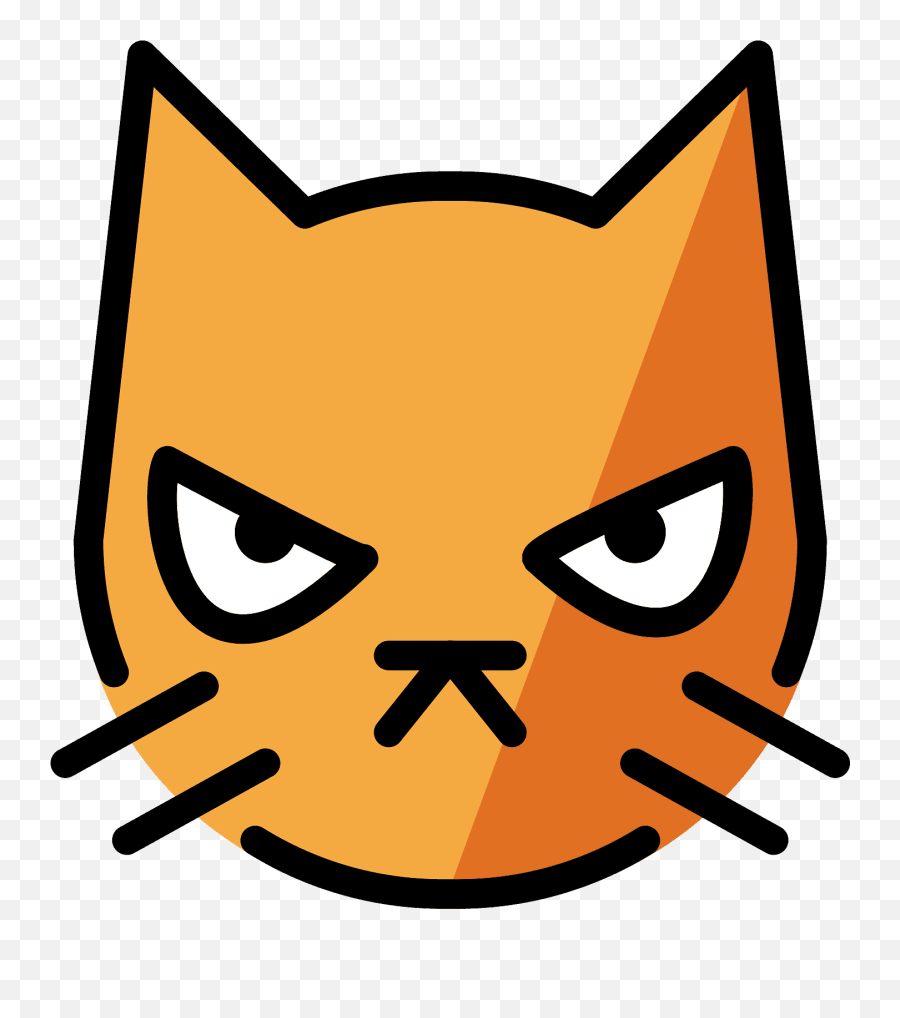 Pouting Cat Face - Emoji Meanings U2013 Typographyguru Hacker Cat,Pout Emoji