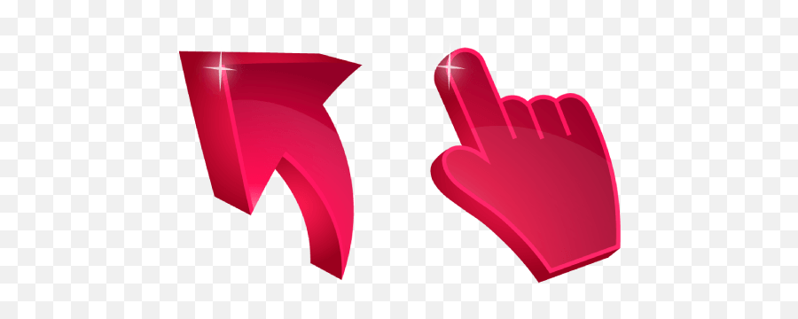 Ruby Red 3d Cursor U2013 Custom Cursor - Language Emoji,Whta Are The Color Red's Emotions