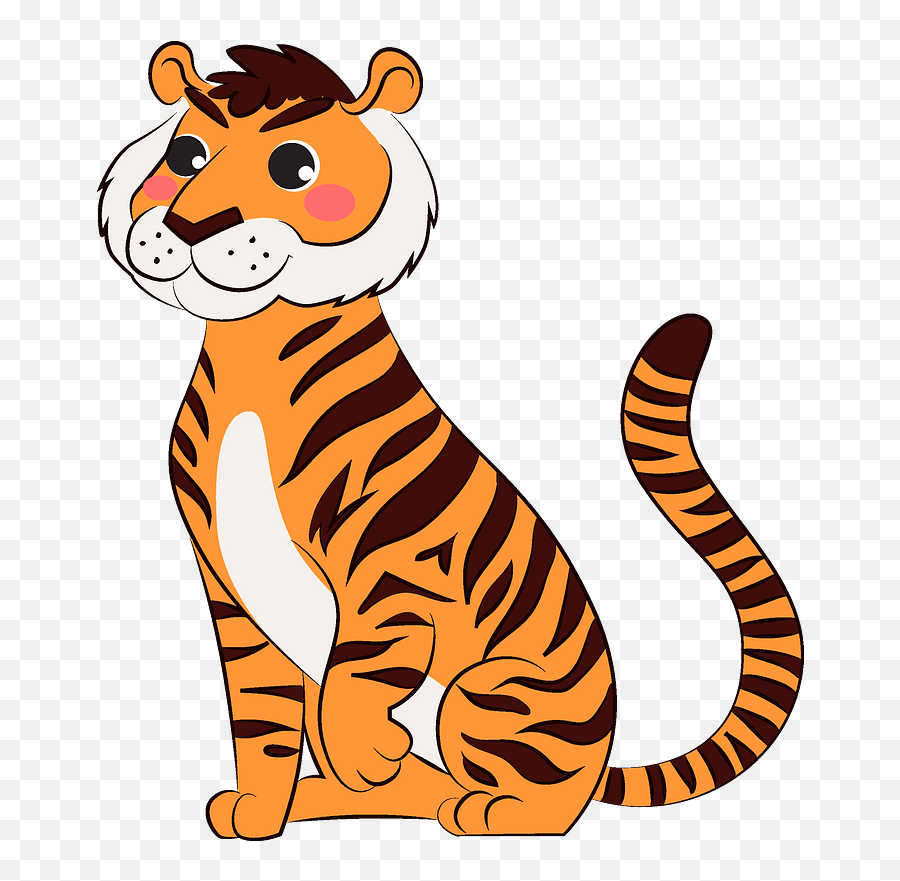 Tiger Clipart Free Download Transparent Png Creazilla - Tiger Clipart Png Transparent Emoji,Cute Tiger Emoji Transparent