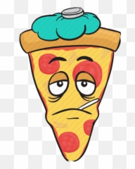 Pizzamoji Pizza Stickers And Emojis Keyboard App Messages - Cartoon Pizza With Eyes,Emoji Stickers App